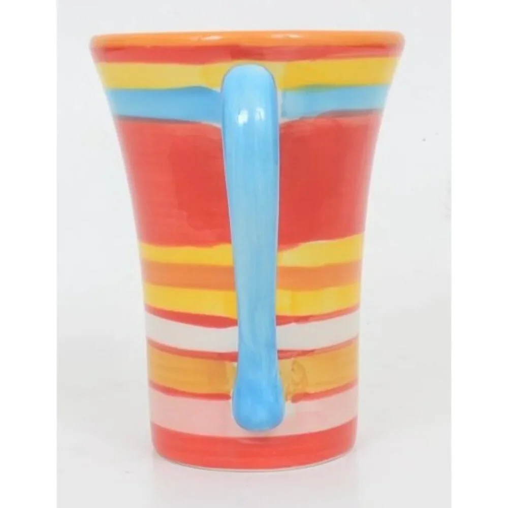 Gourmet Fiesta by Fitz and Floyd 5 Inch Coffee Mug Multi-Color Ceramic